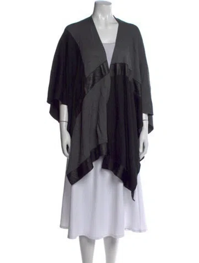 Pre-owned St John Wool Colorblock Pattern Sweater In Black
