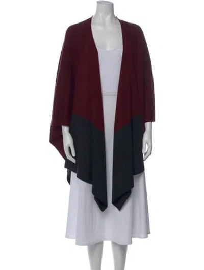 Pre-owned St John Wool Colorblock Pattern Sweater In Multi