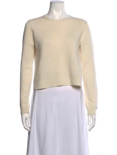 Pre-owned St John Wool Crew Neck Sweater In Neutrals
