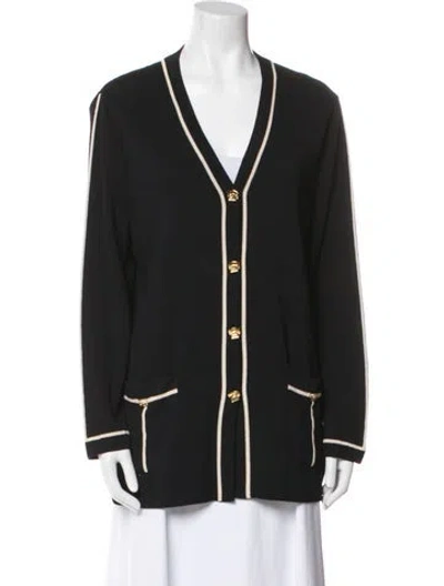 Pre-owned St John Wool Evening Jacket In Black