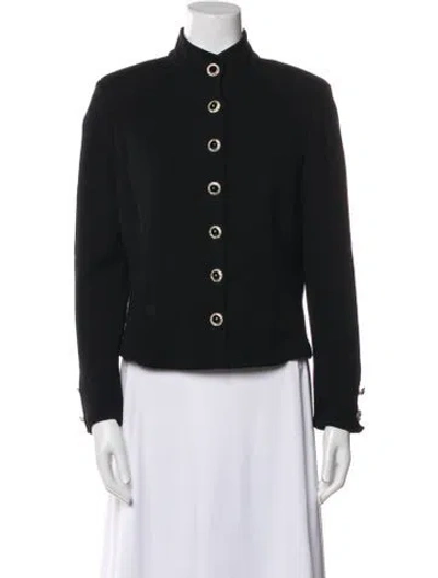 Pre-owned St John Wool Evening Jacket In Black