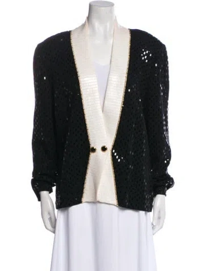 Pre-owned St John Wool Evening Jacket In Black