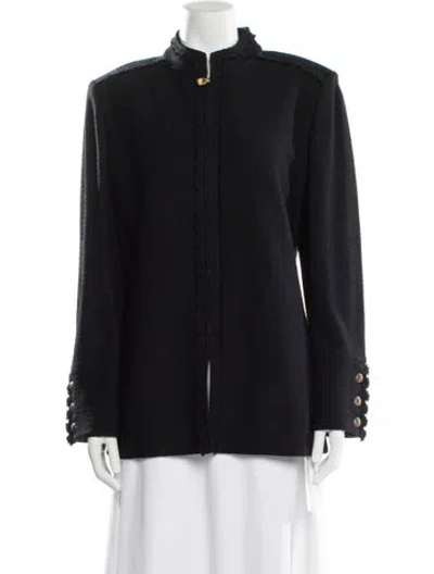 Pre-owned St John Wool Evening Jacket In Black