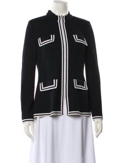 Pre-owned St John Wool Evening Jacket In Black