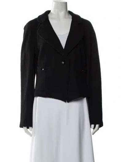 Pre-owned St John Wool Evening Jacket In Black