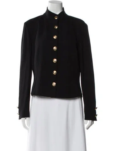 Pre-owned St John Wool Evening Jacket In Black