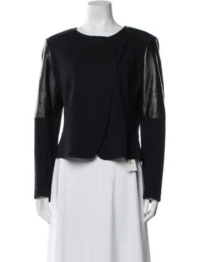 Pre-owned St John Wool Evening Jacket In Black