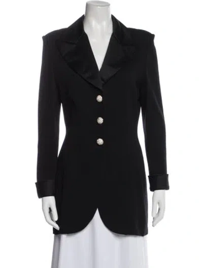 Pre-owned St John Wool Evening Jacket In Black