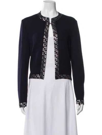Pre-owned St John Wool Evening Jacket In Black