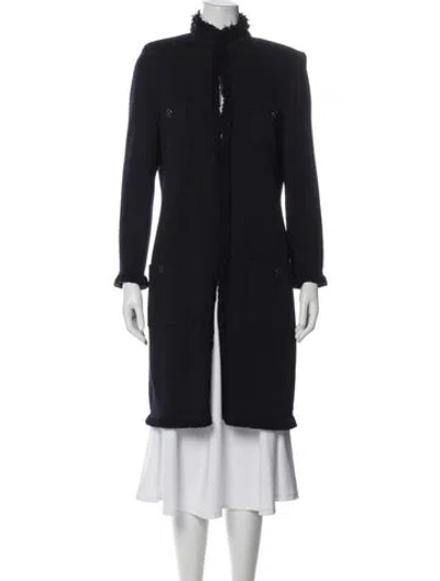 Pre-owned St John Wool Evening Jacket In Blue