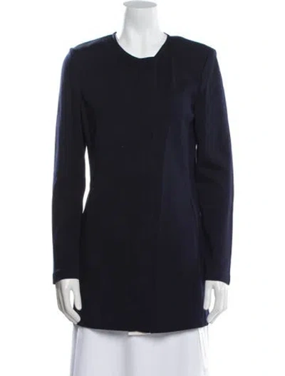 Pre-owned St John Wool Evening Jacket In Blue