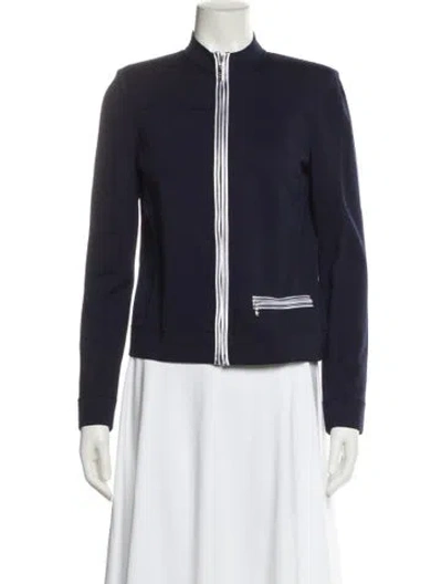 Pre-owned St John Wool Evening Jacket In Blue