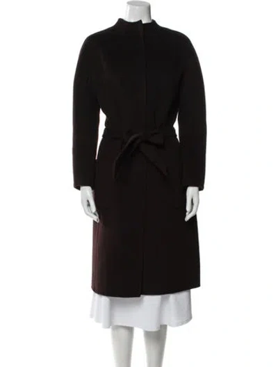 Pre-owned St John Wool Evening Jacket In Brown