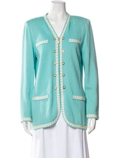 Pre-owned St John Wool Evening Jacket In Multi
