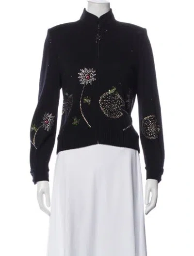 Pre-owned St John Wool Evening Jacket In Multi