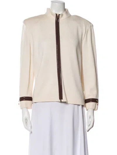 Pre-owned St John Wool Evening Jacket In Neutral