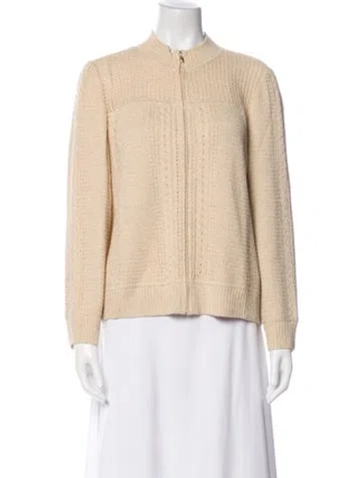 Pre-owned St John Wool Evening Jacket In Neutral