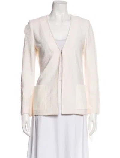Pre-owned St John Wool Evening Jacket In Neutral