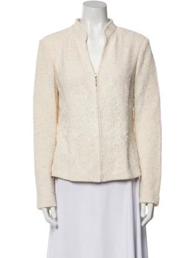 Pre-owned St John Wool Evening Jacket In Neutral
