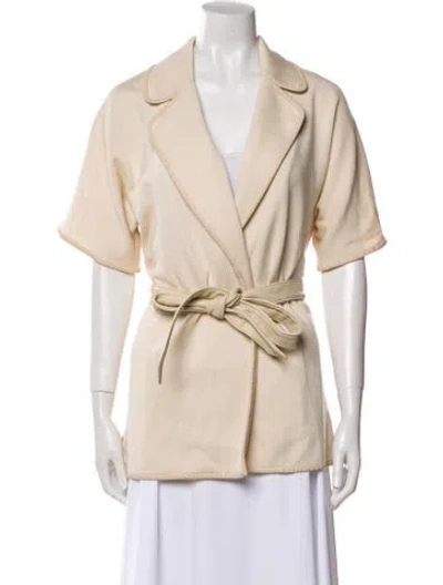 Pre-owned St John Wool Evening Jacket In Neutral