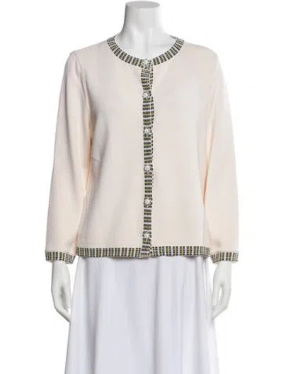 Pre-owned St John Wool Evening Jacket In Neutral