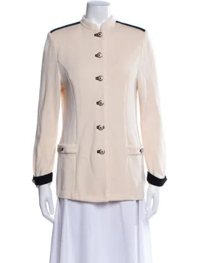 Pre-owned St John Wool Evening Jacket In Neutral