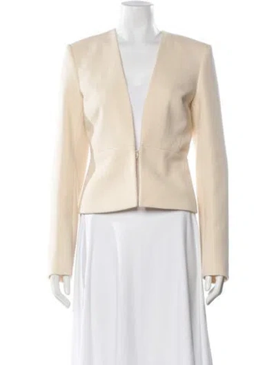 Pre-owned St John Wool Evening Jacket In Neutral