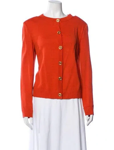 Pre-owned St John Wool Evening Jacket In Orange