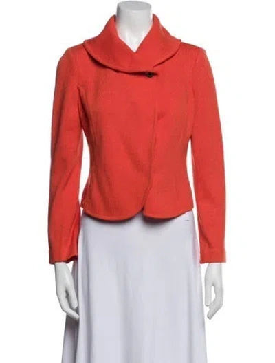 Pre-owned St John Wool Evening Jacket In Orange