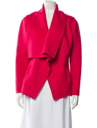 Pre-owned St John Wool Evening Jacket In Pink
