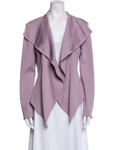 Pre-owned St John Wool Evening Jacket In Purple
