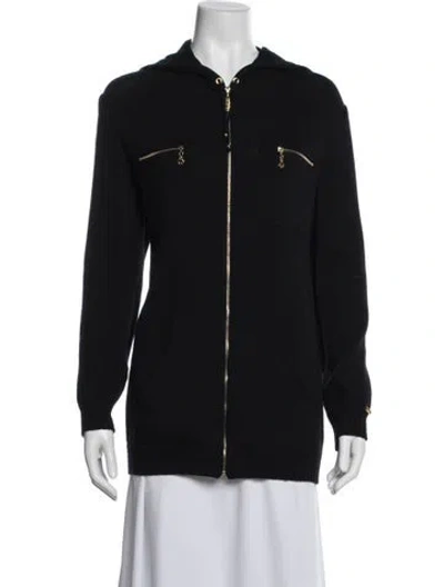 Pre-owned St John Wool Jacket In Black