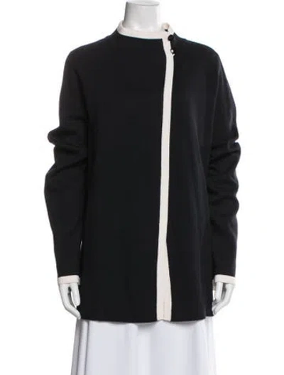Pre-owned St John Wool Jacket In Black