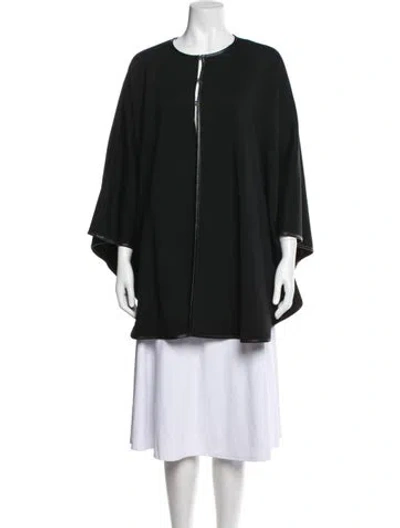 Pre-owned St John Wool Jacket In Black