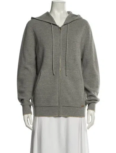 Pre-owned St John Wool Jacket In Grey