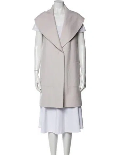 Pre-owned St John Wool Jacket In Neutral