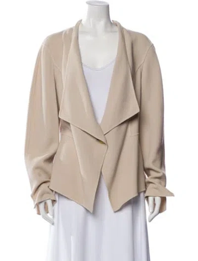 Pre-owned St John Wool Jacket In Neutral