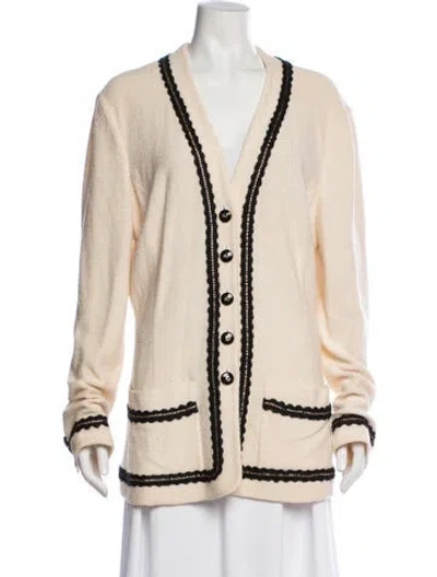 Pre-owned St John Wool Jacket In Neutral