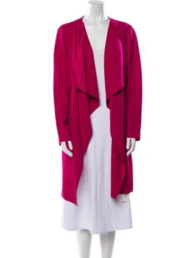Pre-owned St John Wool Jacket In Pink