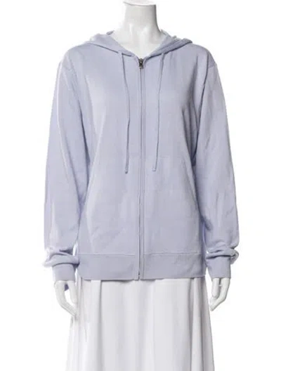 Pre-owned St John Wool Jacket In Purple