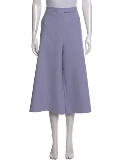 Pre-owned St John Wool Knee-length Shorts In Purple