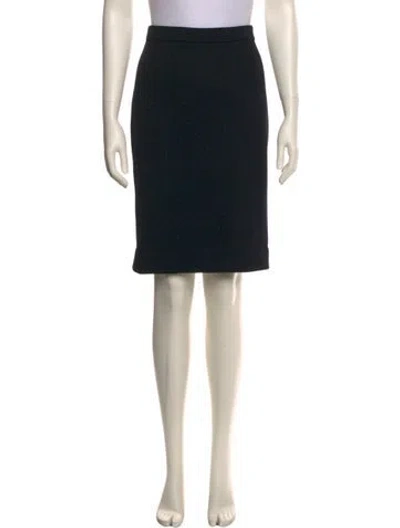 Pre-owned St John Wool Knee-length Skirt