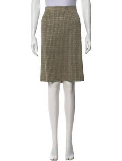 Pre-owned St John Wool Knee-length Skirt