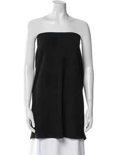 Pre-owned St John Wool Knee-length Skirt In Black