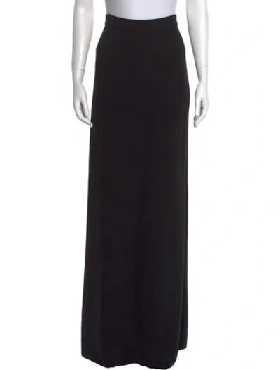 Pre-owned St John Wool Long Skirt In Blue