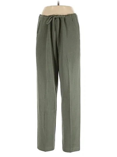 Pre-owned St John Wool Pants In Green