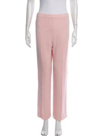 Pre-owned St John Wool Pants In Purple