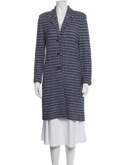 Pre-owned St John Wool Printed Coat