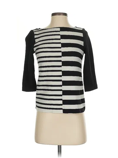 Pre-owned St John Wool Pullover Sweater In Black