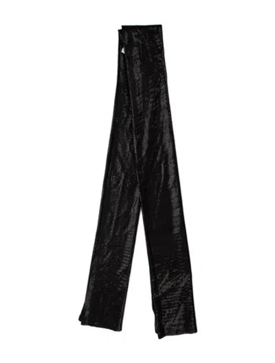 Pre-owned St John Wool Scarf In Black